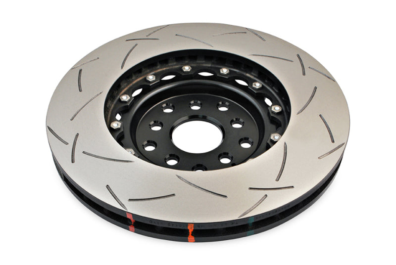 DBA 04-07 STi/2017 BRZ w/Perf. Pkg. 10 Hole Front Slotted 5000 Series 2/PC Rotor Assembled w/Blk Hat-thumbmail-2