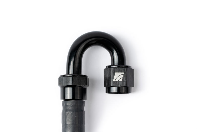 AMS Performance 5/16 Quick Connect to -6AN Inline Fuel Pulsation Damper w/ -6AN Fuel Line-thumbmail-1