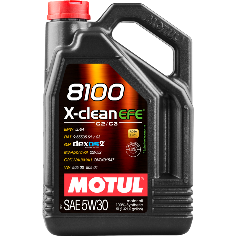 Motul 5L Synthetic Engine Oil 8100 X-Clean 5W30-thumbmail-1