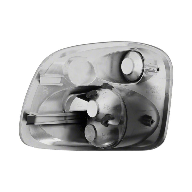 Raxiom 01-03 Ford F-150 Flareside Axial Series Version 2 Tail Lights- Black Housing- Clear Lens-thumbmail-2