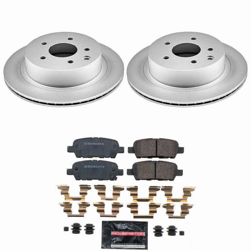 Power Stop 14-17 Nissan Juke Rear Z23 Coated Brake Kit-thumbmail-1