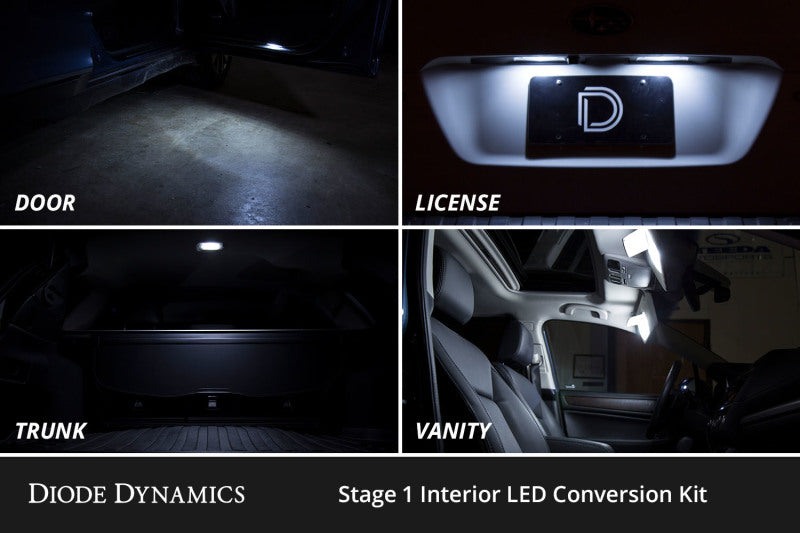 Diode Dynamics 14-19 Toyota Highlander Interior LED Kit Cool White Stage 2-thumbmail-3