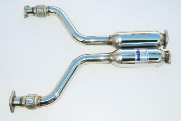 Invidia 03-08 Infiniti G35 Coupe Gemini Single Layer Titanium Tip Cat-back Exhaust-thumbmail-2