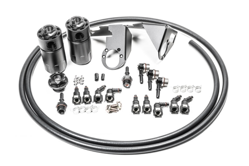 Radium Engineering 05-13 Chevrolet Corvette Fluid Lock Dual Catch Can Kit-thumbmail-1