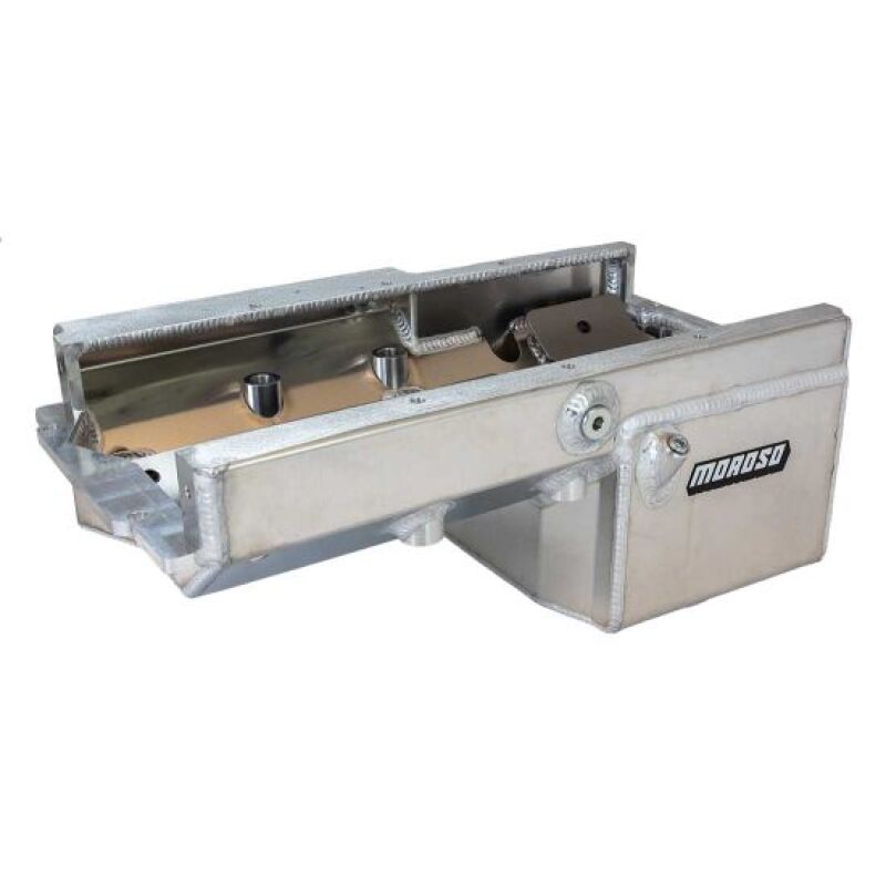 Moroso Dart LS Next (Non-Skirted) Wet Sump Drag Race Aluminum Oil Pan-thumbmail-1
