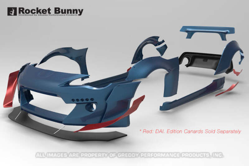 GReddy 13+ Scion FR-S Version 2 Greddy X Rocket Bunny 86 Aero Side Skirts Only-thumbmail-5