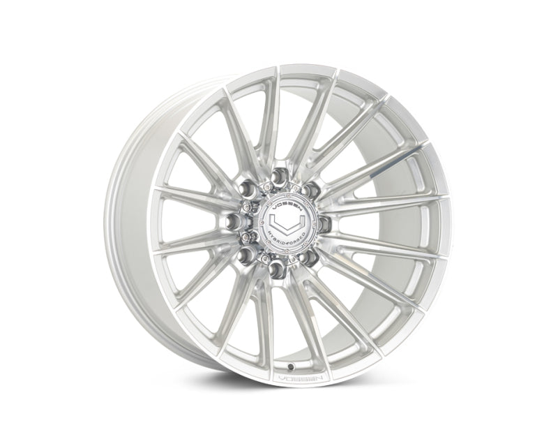 Vossen HFX-2 22x10 - 8x170 - ET18 - Super Deep Face - 125.1 - Silver Polished Wheel