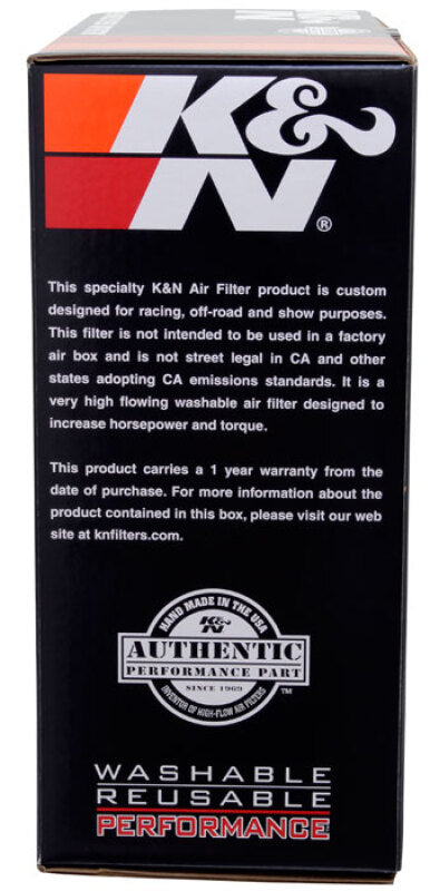 K&N Round Air Filter Assembly 5-1/8in FLG 11in OD 3-3/8in-thumbmail-3