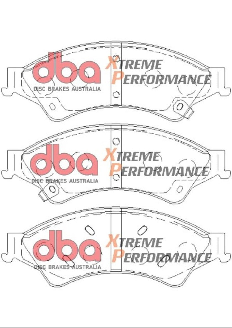DBA  (w/o Performance Pkg/352mm Front Rotor) XP Performance Front Brake Pads-thumbmail-2