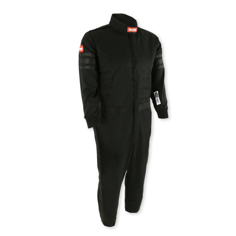 RaceQuip Black Trim SFI-1 JR. Suit - Kids Medium-thumbmail-2