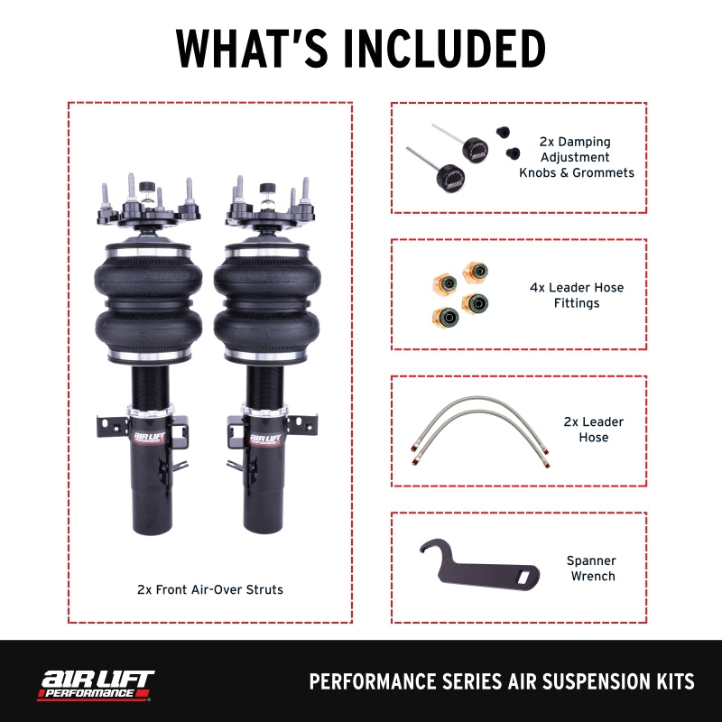 Air Lift Performance 20-24 Toyota GR Supra / 19-24 BMW Z4 (G29) Air Suspension Front Kit-thumbmail-3
