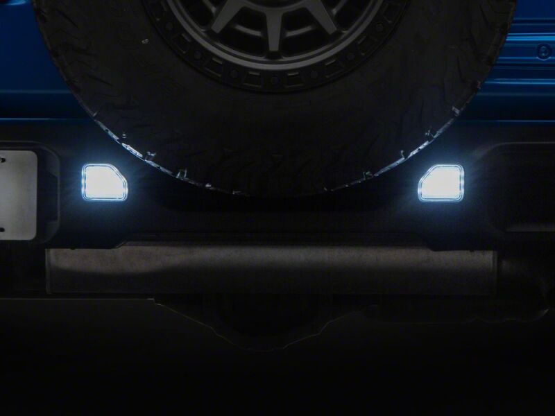 Raxiom 18-26 Jeep Wrangler JL Clear LED Rear Bumper Reflector Lights- White LED-thumbmail-1
