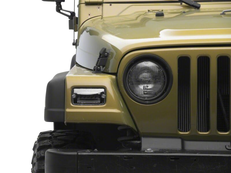 Raxiom 97-06 Jeep Wrangler TJ Axial Series LED Sequential Cornering Lights- Clear-thumbmail-4