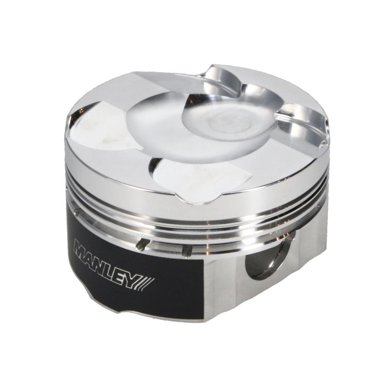 Manley 15+ Subaru FA20 WRX 86.25mm +.25mm Over Size Bore 10:1 Dish Piston Set with Rings-thumbmail-3
