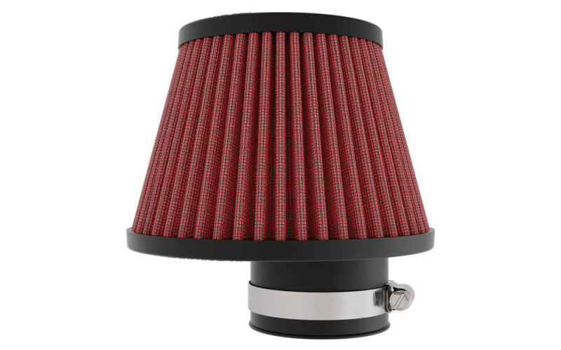 K&N Universal Clamp-on Air Filter 2in Flange ID 5-3/16in Base 3-1/2in Top 3-11/16in Height w/ Vent-thumbmail-3