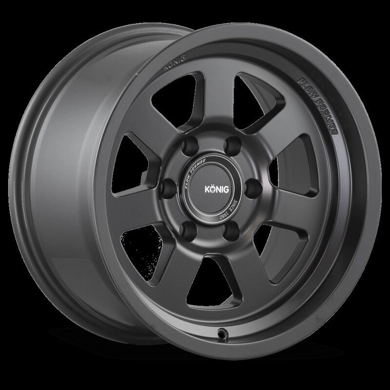 Konig HT2 17X9 5X127 ET-12 Matte Black-thumbmail-1