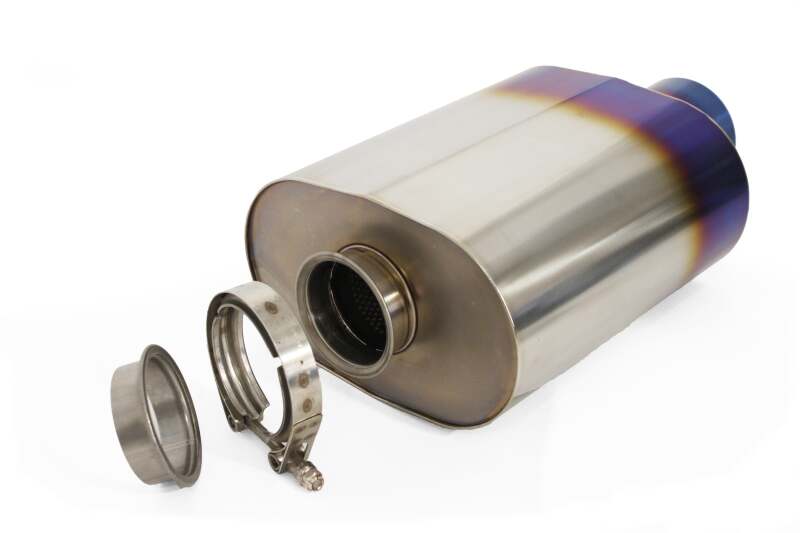 GReddy Universal 3.0in RS-Ti Oval Titanium Muffler-thumbmail-4