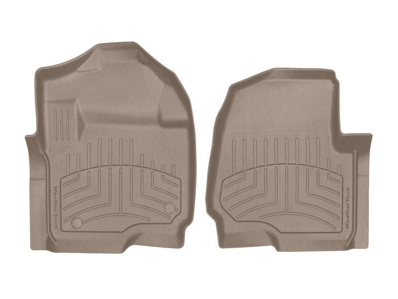 WeatherTech 13-17 Honda Accord (Sedan/Coupe) Front FloorLiner HP - Tan-thumbmail-1