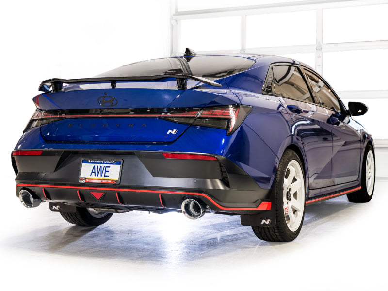 AWE 22-26 Hyundai Elantra N Track Edition Cat-Back Exhaust - Chrome Silver Tips-thumbmail-5