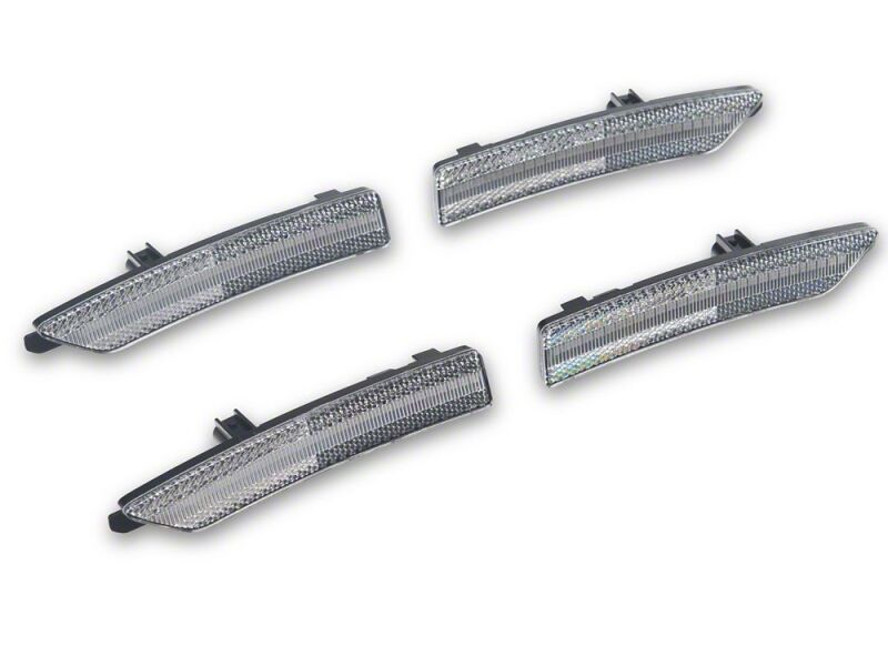 Raxiom 24-26 Ford Mustang LED Side Marker Lights- Clear-thumbmail-2