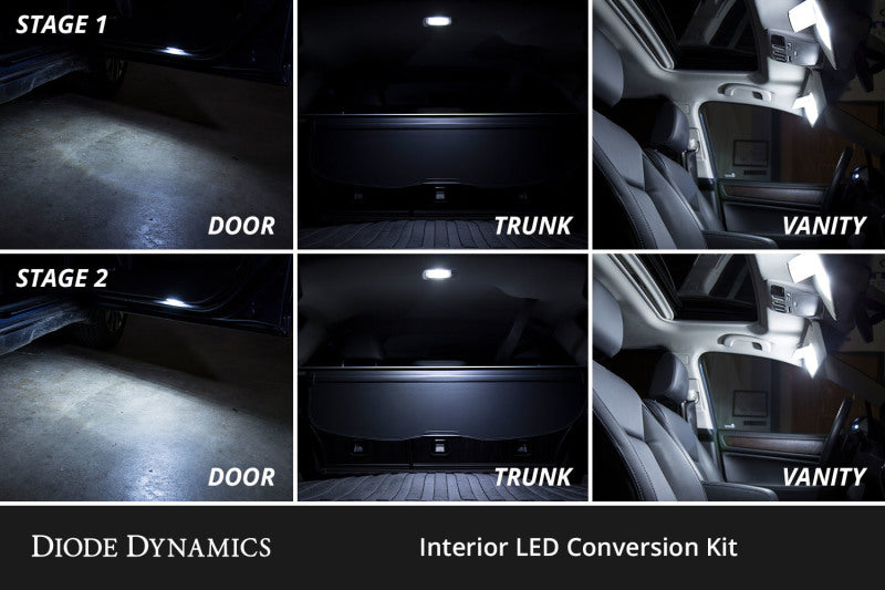 Diode Dynamics 2020+ Subaru Outback Interior LED Kit Cool White Stage 2-thumbmail-2
