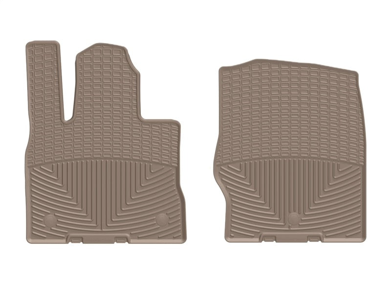 WeatherTech 2020+ Ford Explorer Front Rubber Mats - Tan-thumbmail-1