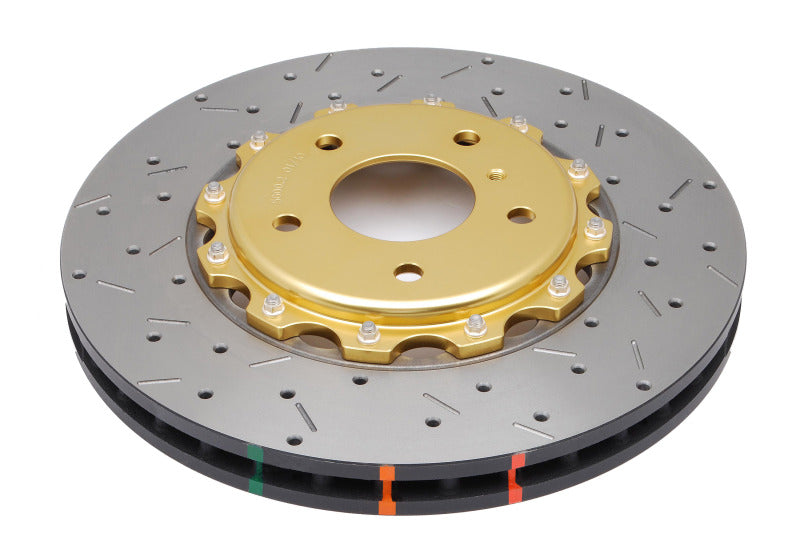 DBA 03-07 350Z / 03-04 G35 w/ Brembo Front Drilled & Slotted 5000 Series 2 Piece Rotor Assembled w/-thumbmail-1