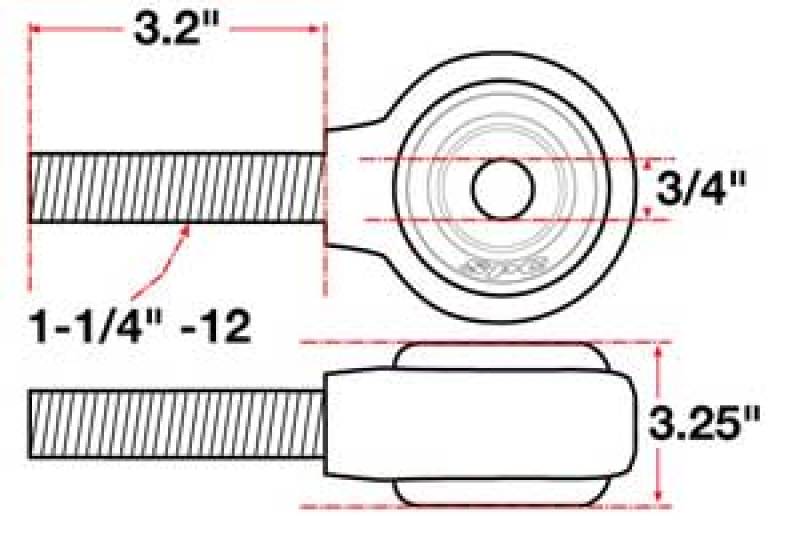 SPC Performance XAXIS Rod End Ball Joint-thumbmail-2