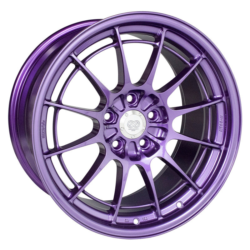 Enkei NT03+M 18x9.5 5x114.3 40mm Offset 72.6mm Bore Purple Wheel (MOQ 40)-thumbmail-1