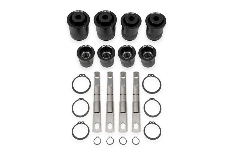 BMR 14-19 Chevrolet Corvette C7 Front Upper & Lower Control Arm Bearing Kit - Black Anodized-thumbmail-1