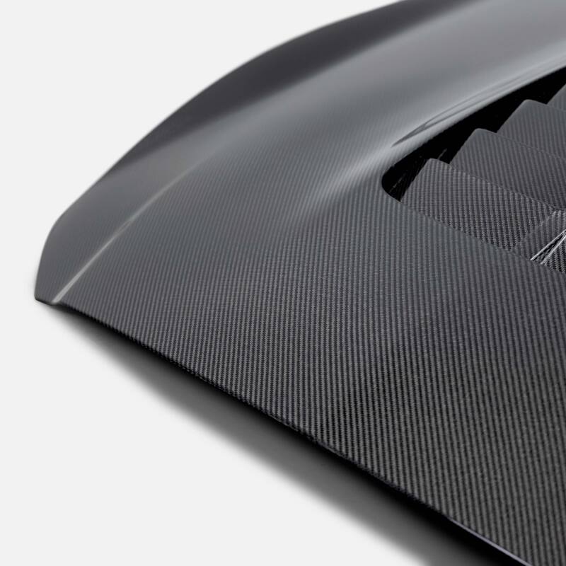 Anderson Composites 15-20 Ford Mustang Shelby GT350/GT350R Type GT5 Double Sided Carbon Fiber Hood-thumbmail-3