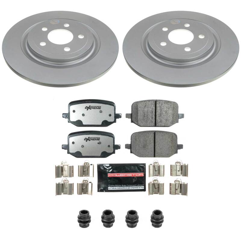 Power Stop 20-25 Ford Explorer Rear Z36 Coated Truck & Tow Brake Kit-thumbmail-1