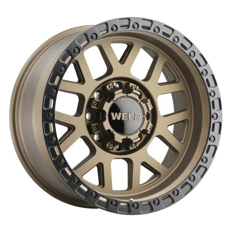 Weld Off-Road W115 20X10 Cinch8x170 ET -18 BS 4.75 Satin Bronze / Satin Black Ring 125.1 CB-thumbmail-1