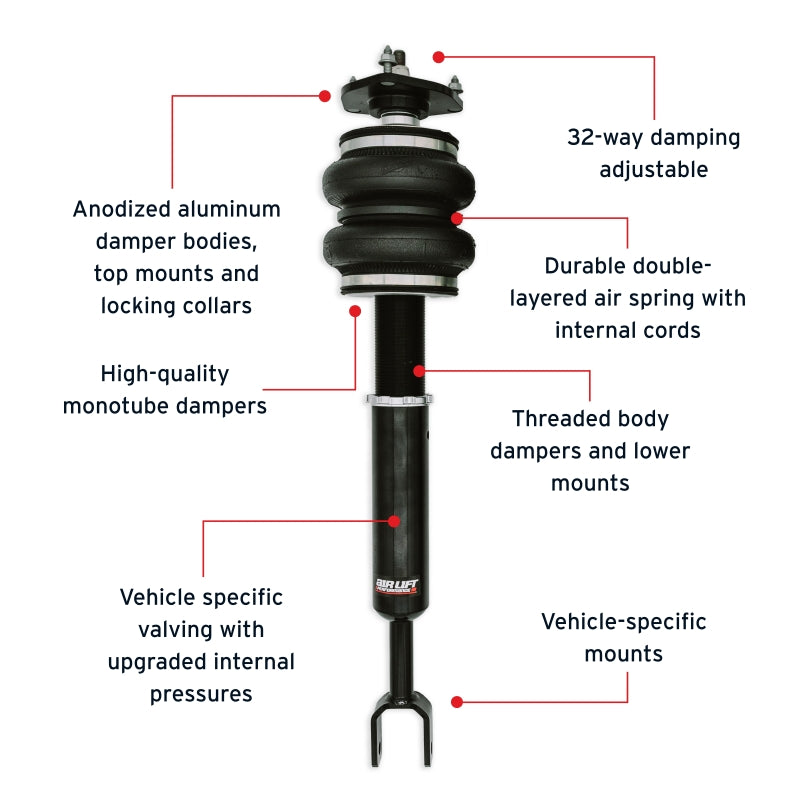 Air Lift Performance 03-06 Infiniti G35 Sedan / 03-08 Nissan 350Z Air Suspension Front Kit-thumbmail-7