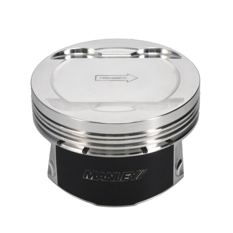 Manley Ford 3.7L Cyclone 3.780in Bore +2.0cc Coated Dome Platinum Series Pistons-thumbmail-4