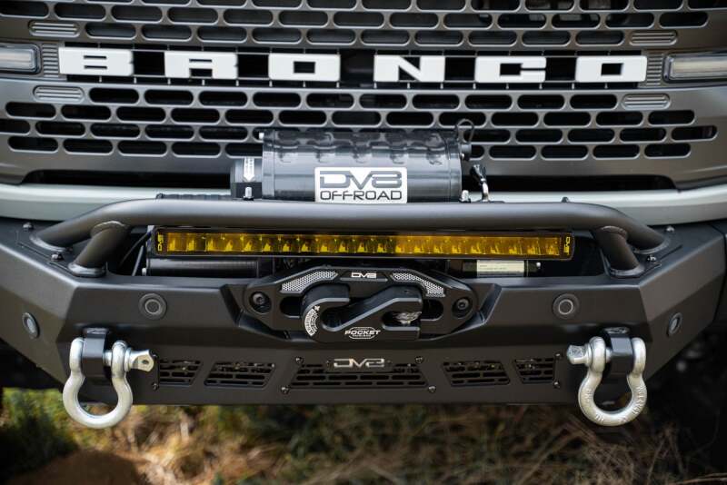 DV8 Offroad 20In Elite Series Amber LED Light Bar - Single Row-thumbmail-1
