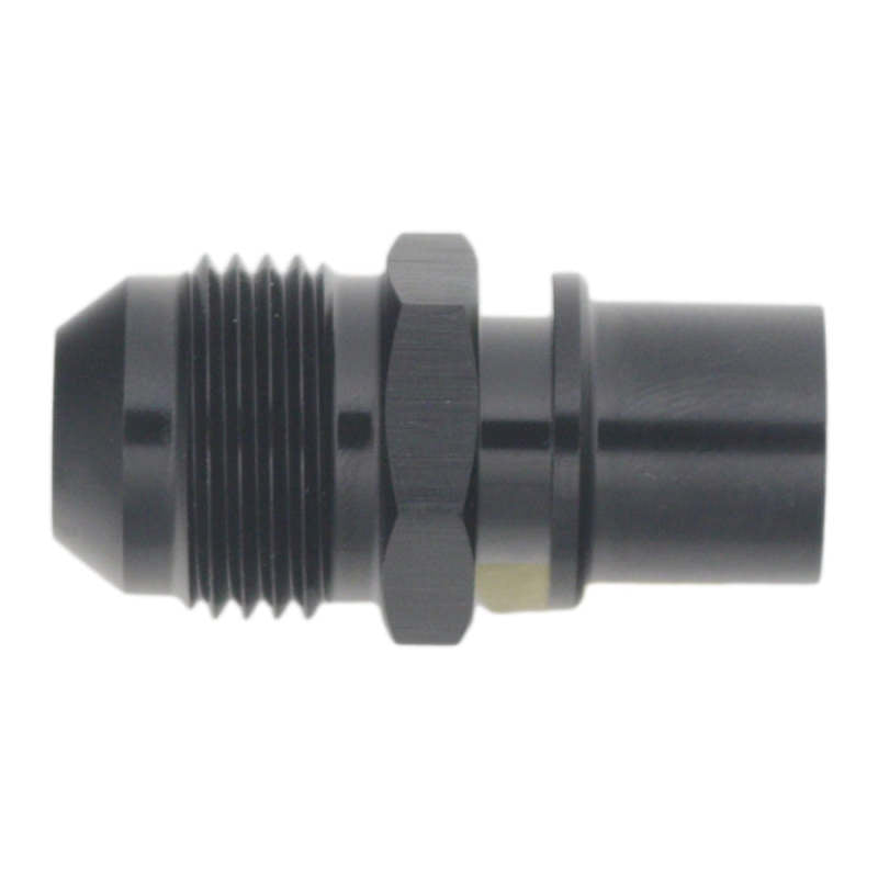 DeatschWerks 8AN Male Flare to Toyota Module Quick Connect - Anodized Matte Black-thumbmail-1