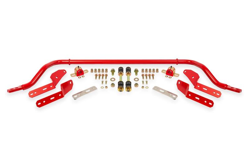 BMR 64-67 GM A-Body 1.25in Hollow 2-Hole Adjustable Front Sway Bar Kit - Red-thumbmail-1