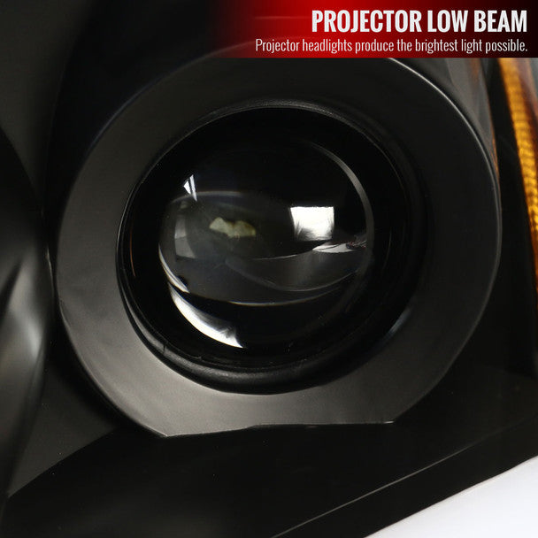 Spec D 2010-2012 Hyundai Genesis Coupe Sequential LED Bar Projector Headlights (Matte Black Housing/Clear Lens)-thumbmail-4