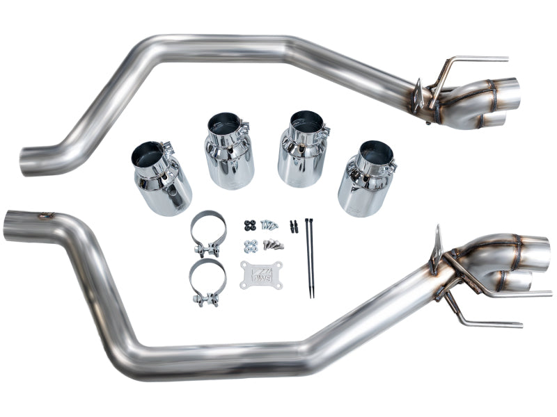 AWE Tuning C6 Chevrolet Corvette Z06/ZR1 Track Edition Axle-back Exhaust w/ Chrome Silver Tips-thumbmail-7