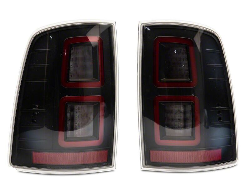 Raxiom 09-18 Dodge RAM 1500 LED Tail Lights- Black Housing- Clear Lens-thumbmail-3