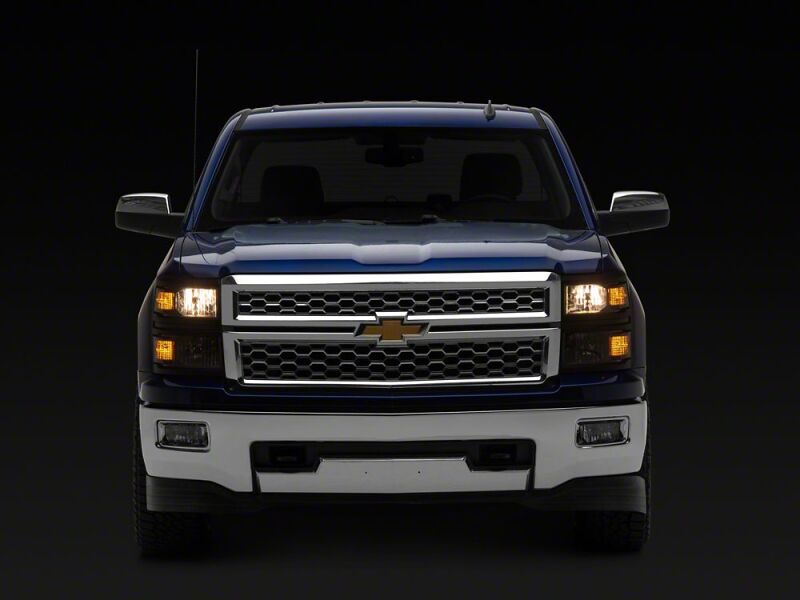 Raxiom 14-15 Chevrolet Silverado 1500 OE Style Headlights/ Black Trim- Black - Clear Lens-thumbmail-6