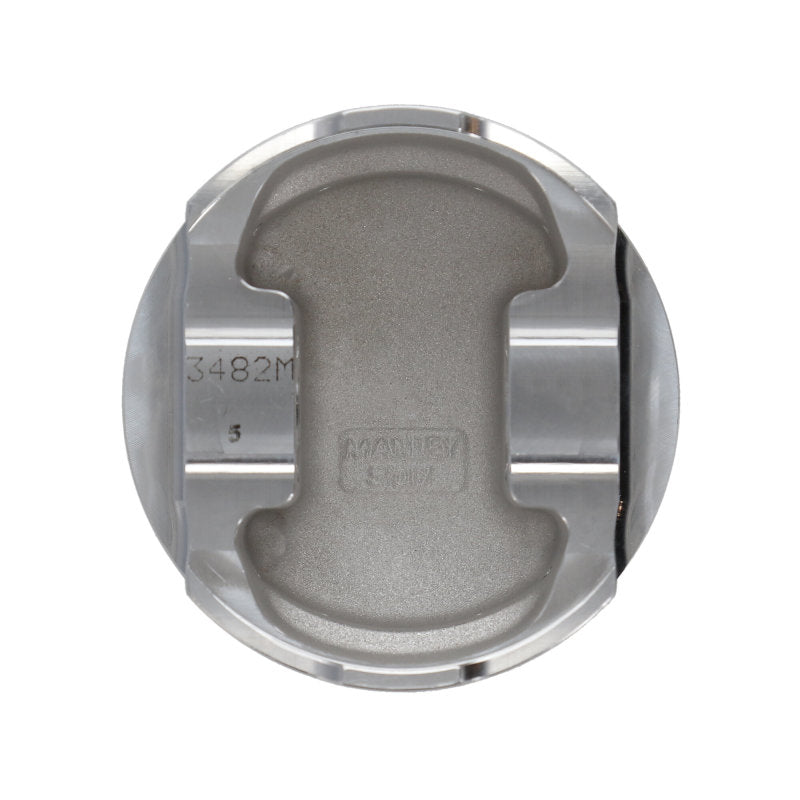 Manley 93-98 Toyota Supra Turbo (2JZGTE) 86mm STD Bore 9:1 Dish Piston Set with Ring-thumbmail-2