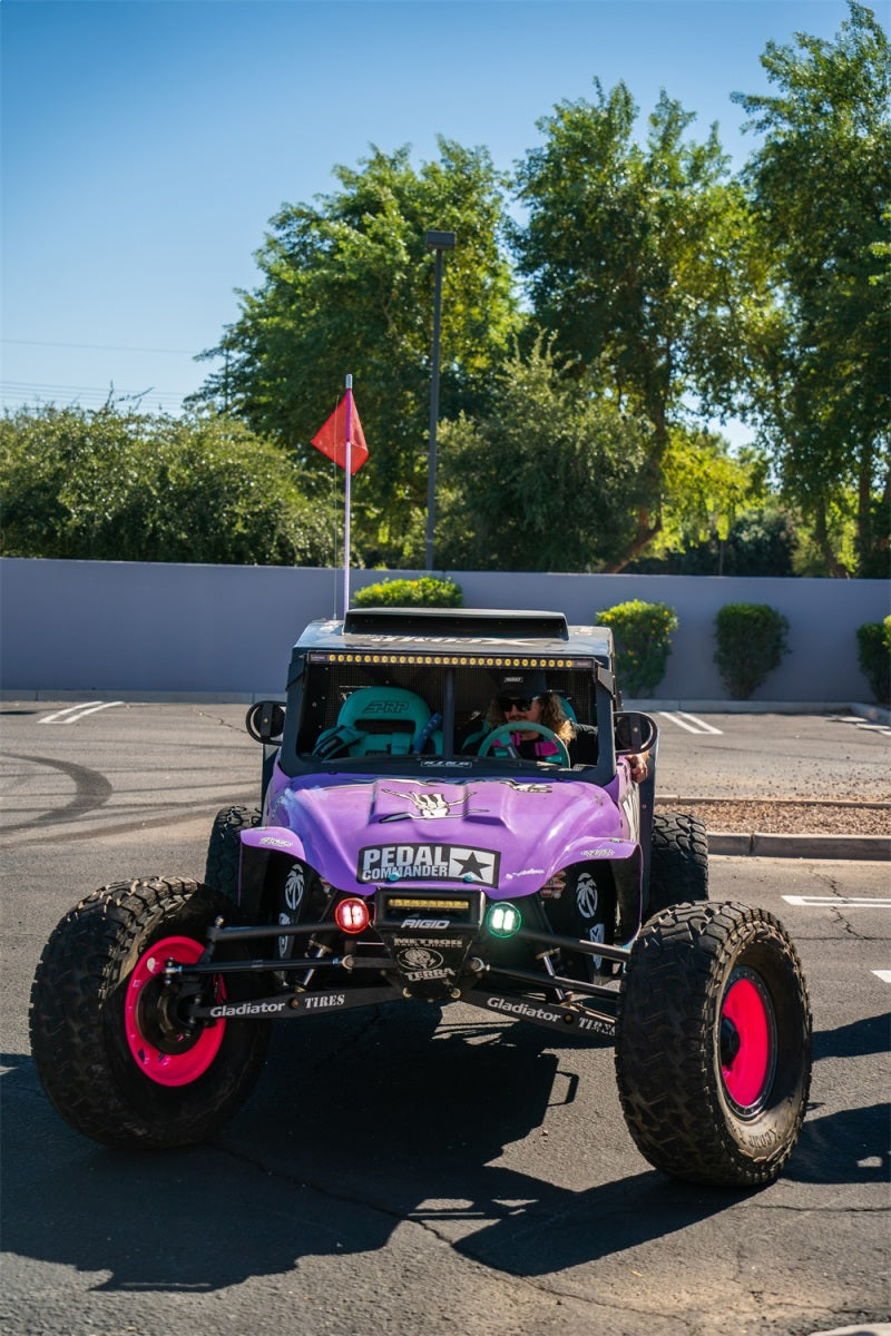Rigid Industries x SHREDDY 360-Series 4in Lights w/Wt Bcklght (2) + 6 Covers (2 Pink/2 Teal/2 Blk)-thumbmail-5