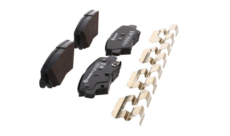 Brembo OE 21-22 Hyundai Accent/19-24 Nexo/2016 Sonata/2019 Sonata PRIME Low-Met Brake Pad - Rear-thumbmail-4