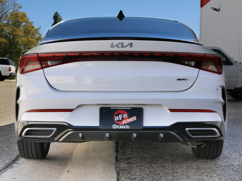 aFe 21-24 Kia K5 Takeda 2.5in 304 Stainless Steel Cat-Back Exhaust System-thumbmail-2