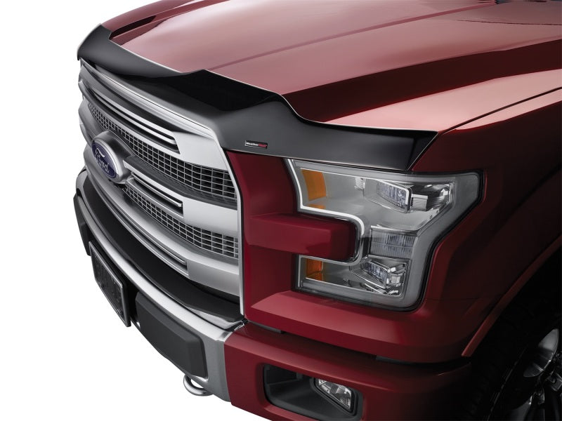 WeatherTech 2010+ Chevy Camaro (Grille Facia Mount) Hood Protector - Black-thumbmail-2