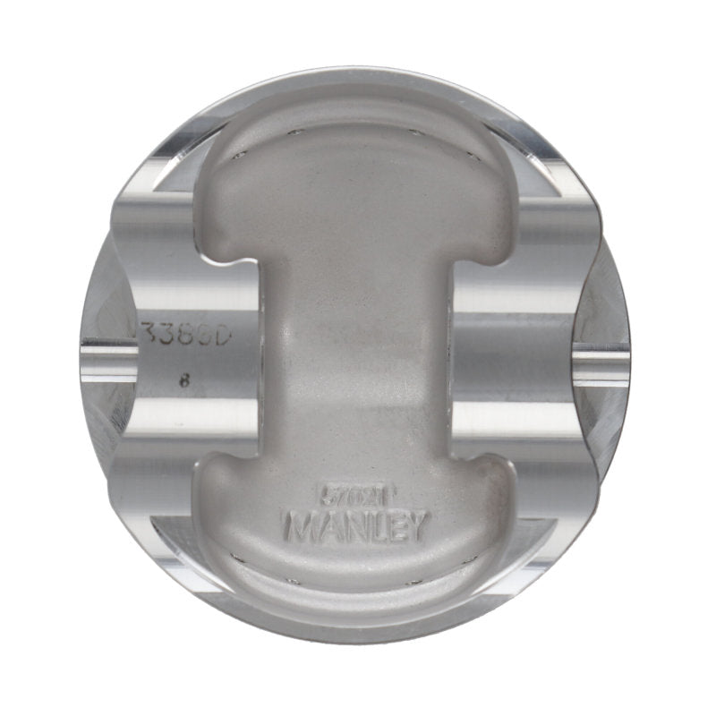 Manley 04+ Subaru WRX STi (EJ257) 75mm DE-STROKED 100mm +.5mm Bore 8.5:1 Dish Piston Set w/ Rings-thumbmail-3
