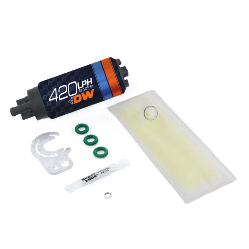 Deatschwerks DW420 Series 420lph In-Tank Fuel Pump w/ Install Kit For Miata 89-93-thumbmail-1