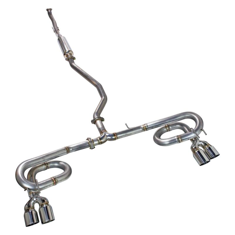 Remark 2022+ Honda Civic Sport Hatchback FL2 (Link Loop) Catback Exhaust Stainless Steel Tip-thumbmail-1